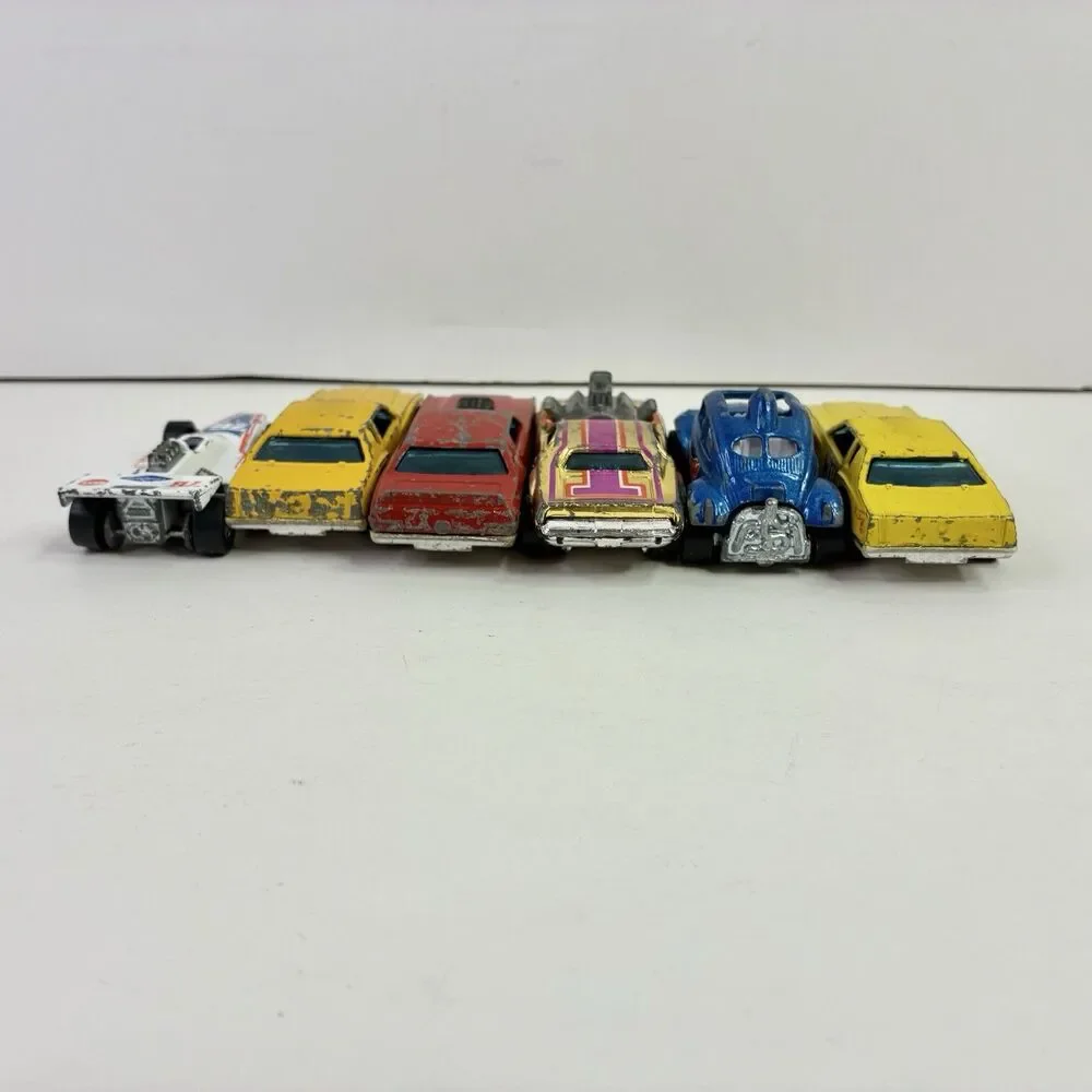 VTG LOT OF 6 Hot Wheels Cars Including 3 Redlines FOR PARTS ROUGH CONDITION